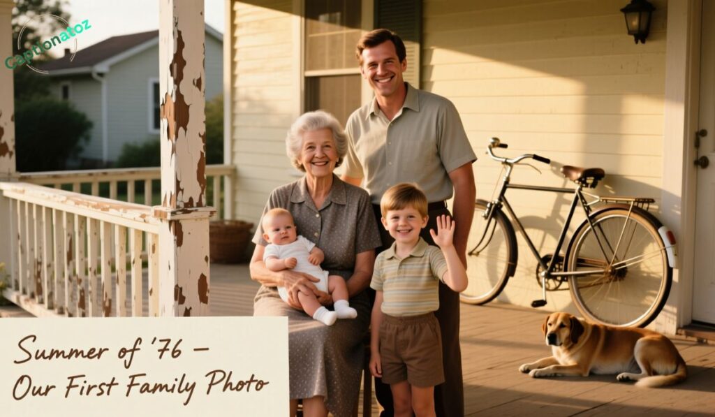 Nostalgic Family Captions