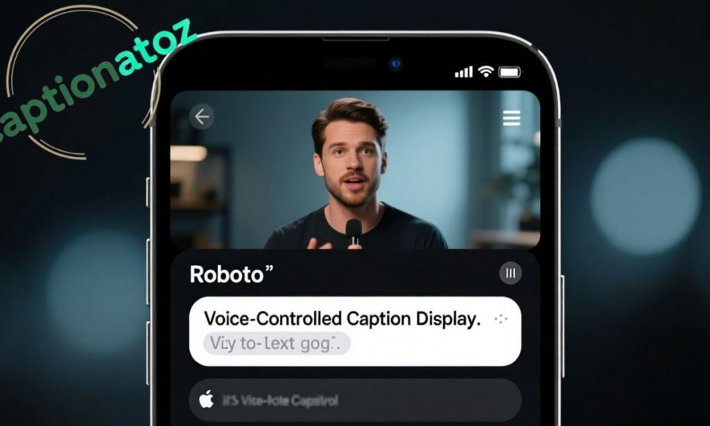 Voice-Control Captions