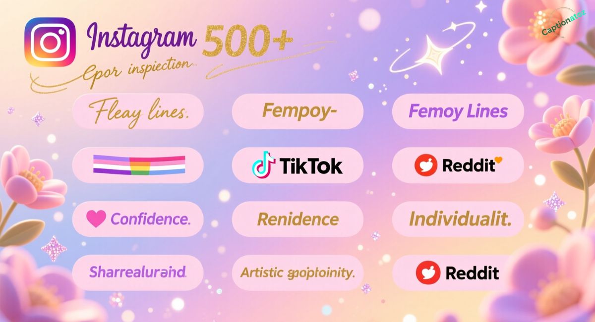 500+ Femboy Captions for Instagram,