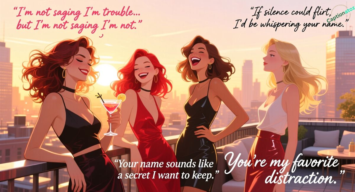 Captions Seductive & Flirty Lines for Every Mood