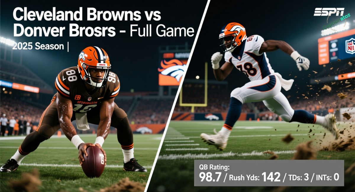 Cleveland Browns vs Denver Broncos Match Player Stats