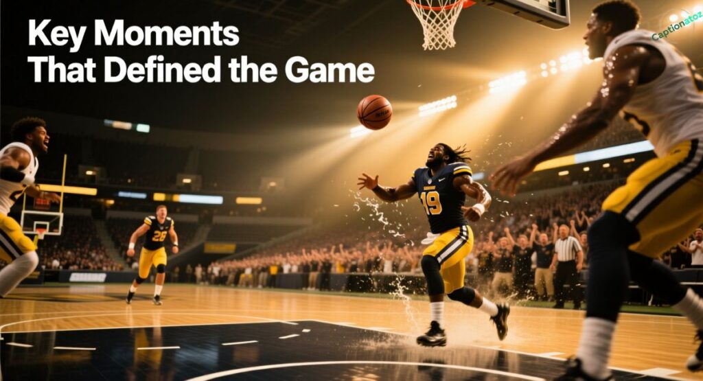 Key Moments That Defined the Game